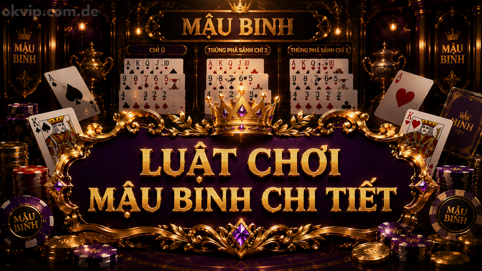 Luật Chơi Bài Mậu Binh: Cách Chia 3 Chi & So Chi 2026